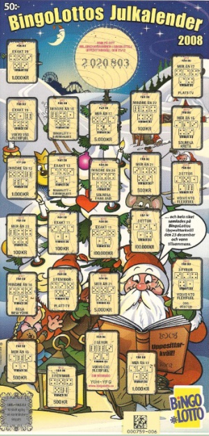 BingoLottos Julkalender - BingoLottoWiki